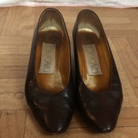 Snakeskin Joan and David Heels - Picture 2 of 8